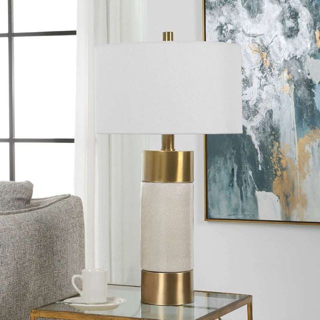 Uttermost® Adelia Brass/Ivory Table Lamp-1