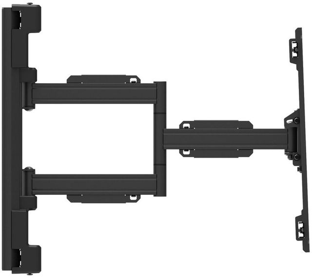 Kanto Black Full-Motion Column Wrapping TV Mount-3