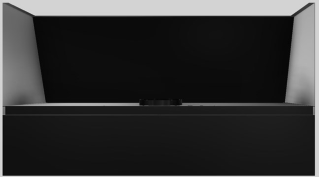 Vent-A-Hood® 54" Wall Mounted Range Hood-Black-1
