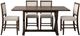 Jofran Inc. Fairview 5-Piece Beige/Oak Counter Dining Set-0