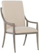 Hooker® Furniture Affinity Greige Sand Blasted/Kurtz Linen Upholstered Dining Arm Chair-0