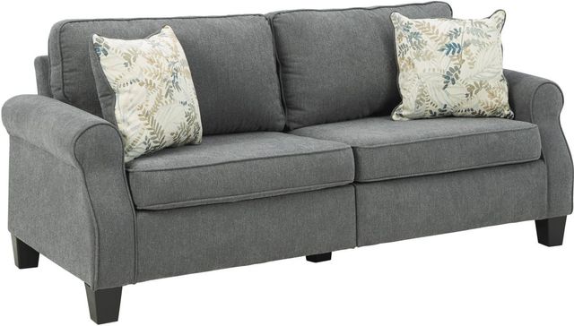 Signature Design by Ashley® Alessio 2-Piece Charcoal Living Room Set-1