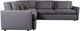 Porter International Designs Cullen 4-Piece Gray Left-Arm Facing Sectional-2
