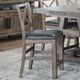 Parker House® Lodge Black/Siltstone Upholstered Counter Stool-1