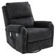 Northfield Living Black Swivel Rocking Recliner Massage Chair-0