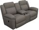 La-Z-Boy® Joel Pewter Manual Reclining Loveseat with Console-1