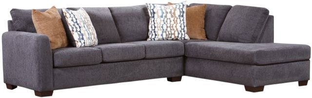 American Wholesale Furniture Finley 2-Piece Charcoal L-Shape Sectional-0