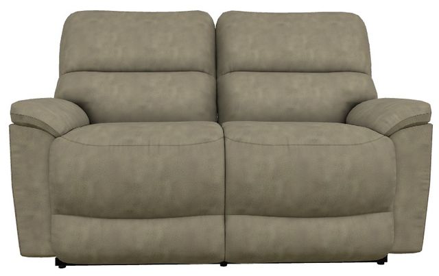 La-Z-Boy® Brooks Charcoal Power Reclining Loveseat with Headrest-1