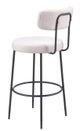Zuo® Modern Blanca Ivory Barstool-3