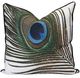 StyleCraft Norman Wyatt Home Peacock 24x24 Throw Pillow-0