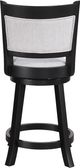 Crown Mark Cecil Black/Dove Swivel Pub Stool-3