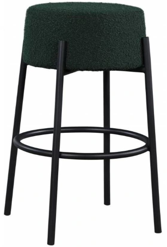 Meridian Furniture Avalon Green/Matte Black Bar Stool-0