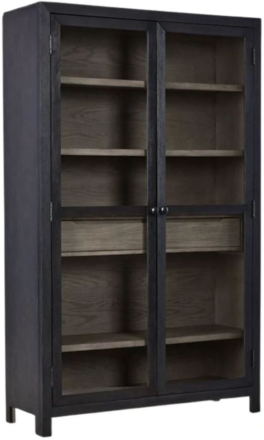 Signature Design by Ashley® Lenston Black/Gray Accent Cabinet