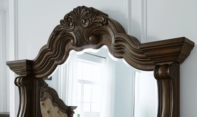 Signature Design by Ashley® Maylee Dark Brown Bedroom Mirror-3