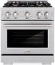 ZLINE Select 30" Stainless Steel Pro Style Gas Range-0