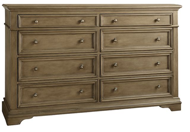 Steve Silver Co. Highland Park 4-Piece Waxed Driftwood Queen Bedroom Set-3