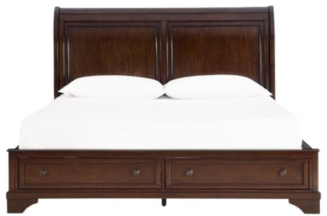 Signature Design by Ashley® Trellington Brown Queen Storage Sleigh Bed-2