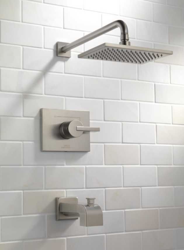 Delta Vero® Monitor® 14 Series Stainless Tub and Shower Trim-1