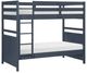 Homelegance® Sloane Navy Blue Full/Full Bunk Bed-0