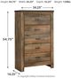 Signature Design by Ashley® Trinell Brown Chest-4
