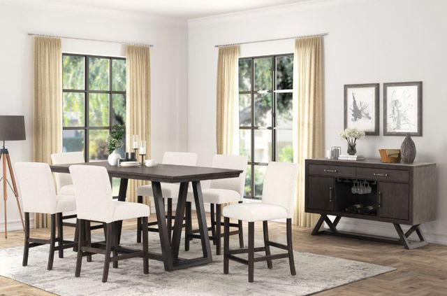 New Classic® Home Furnishings High Line White Counter Stool-1