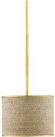 Currey & Company Tenby Abaca/Contemporary Gold Leaf Oval Chandelier-4