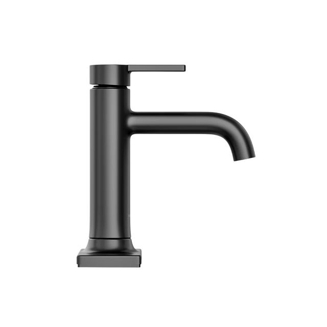 KOHLER® Venza® Matte Black Single-Handle Bathroom Sink Faucet-2