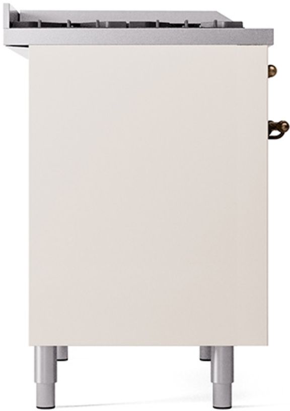 Ilve® Nostalgie II Series 40" Antique White Pro Style Dual Fuel Range-3