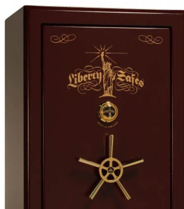 Liberty Safe Presidential Burgundy Gloss 25 Mechanical Lock Gun Safe-1