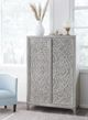 Modus Furniture Boho Chic Washed White Wardrobe Chest-1