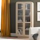 Crestview Collection Bristol Natural Curio Cabinet-1