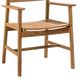 YHD Kelvin Brown Wooden Outdoor Dining Arm Chair-1