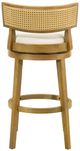 Armen Living Noely Amber Glow/White Barstool-5