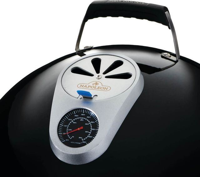 Napoleon Apollo® 22” Black Freestanding Charcoal Water Smoker-3