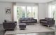 Leather Italia™ Georgetowne Ramsey Storm Gray Sofa-2