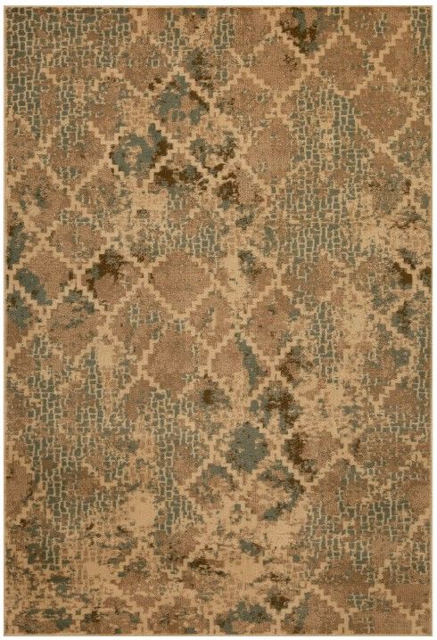 KAS Rugs Heritage Blue/Ivory Trellis 5'x8' Area Rug-0