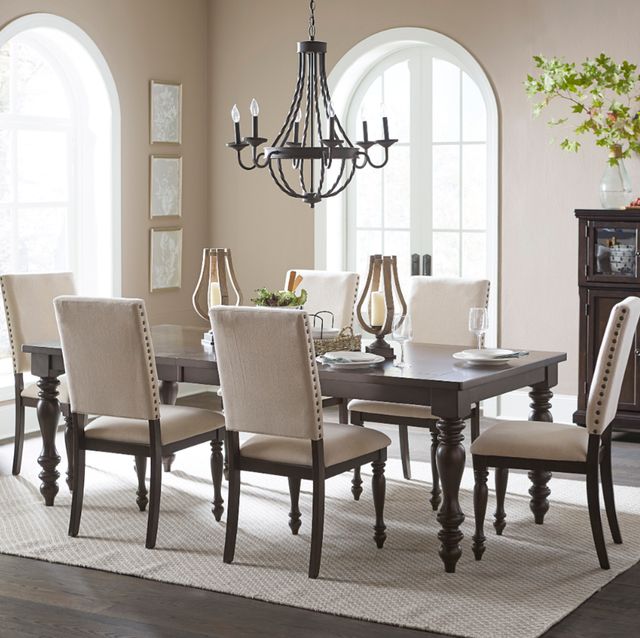 Homelegance® Begonia Grayish Brown Dining Table-1