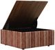Palliser® Furniture Customizable Windsor Large Square Ottoman with Wood Table and Storage-4