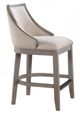 American Woodcrafters Keller Beige/Grey 26" Barstool-1