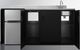 Summit® 72" Black and Stainless Steel All-In-One Kitchenette-5