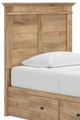Signature Design by Ashley® Fenderport Tan Youth Twin Panel Storage Bed-1