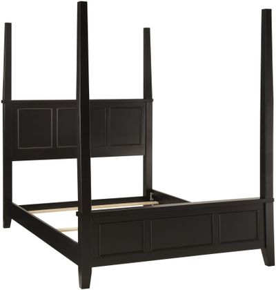 view of the homestyles® Bedford Black King Poster Bed