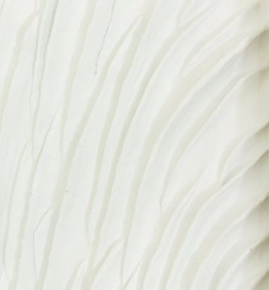 YHD White Textured Tranquility I 3D Wall Art-3