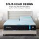 Tempur-Pedic® TEMPUR-LuxeBreeze® 13" TEMPUR-Material™ Firm Smooth Top Split Head King Mattress-4