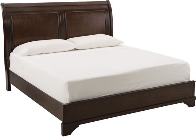 Signature Design by Ashley® Brookbauer Rustic Queen Sleigh Bed-0