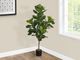Monarch Specialties Inc. Black 47" Artificial Potted Fiddle Tree-3