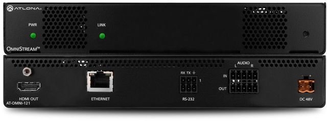 Atlona® OmniStream Single-Channel Networked AV Decoder