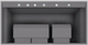 Vent-A-Hood® Designer Series 48" Gunsmoke Wall Mounted Range Hood-4