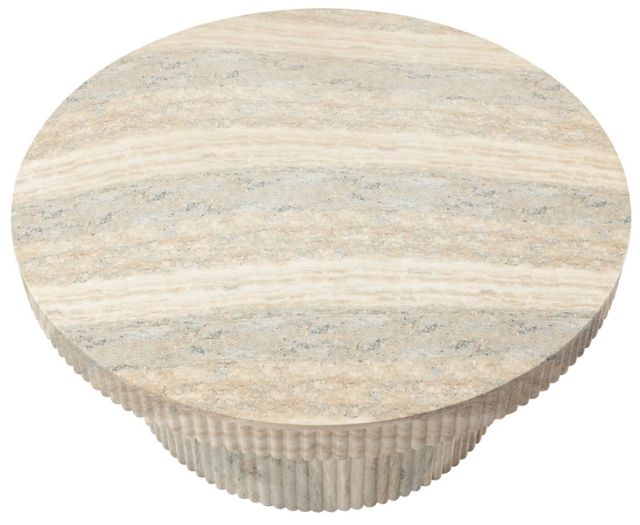 Meridian Furniture Legatto Travertine Indoor/Outdoor Coffee Table-4