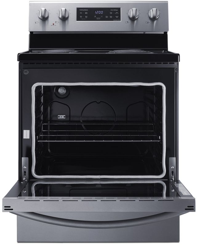 Summit® 30" Stainless Steel Freestanding Electric Range-1